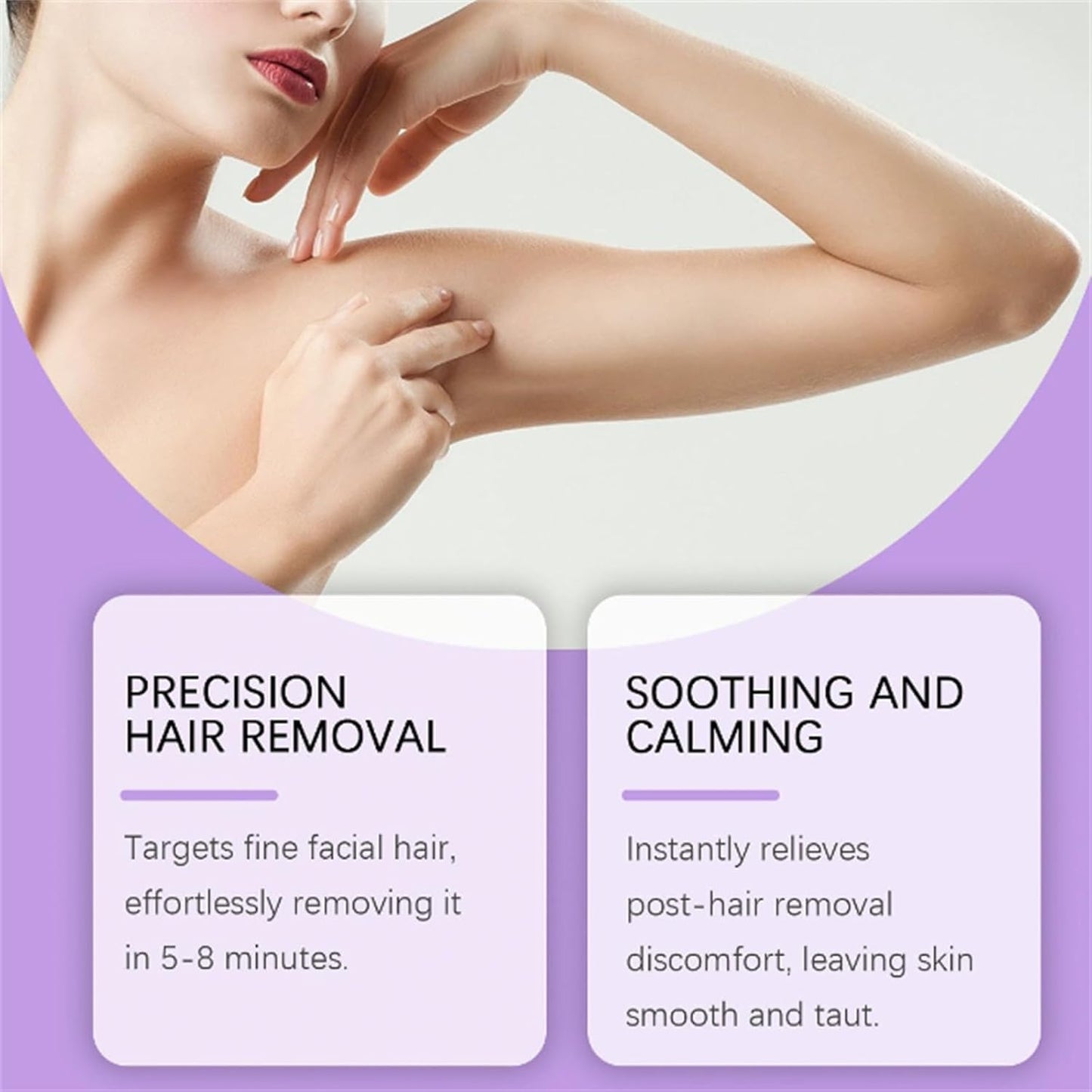 2PC phofaysmooth Hair Removal Cream for Sensitive Skin Women and Men –Fast-Acting,Dermatologist-Recommended with Aloe & Hyaluronic Acid for Arms,Legs,Chest,Pubic Area,Stomach,Bikini Line