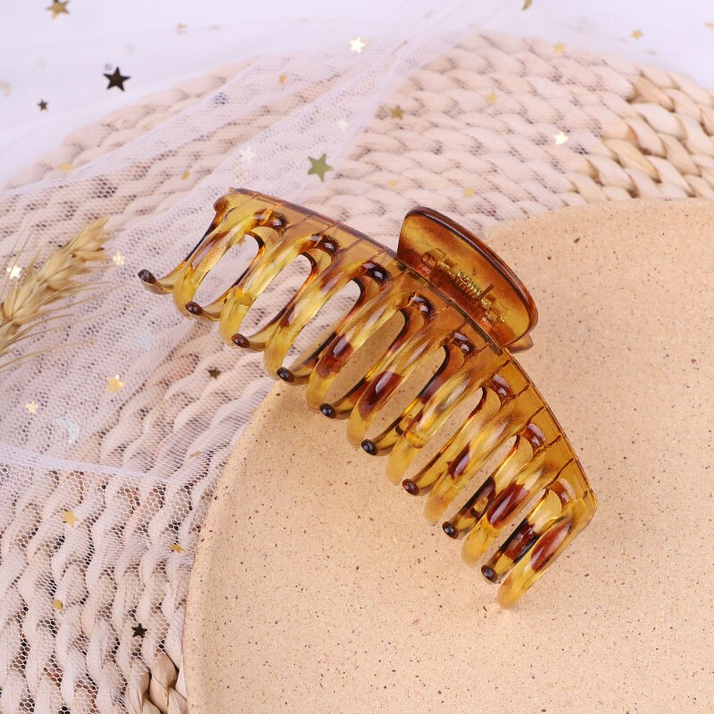 Big Hair Claws Elegant Frosted Acrylic Hair Clips Barrette Headwear for Women