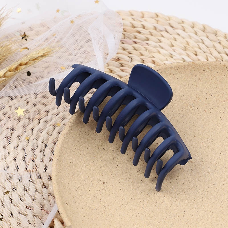 Big Hair Claws Elegant Frosted Acrylic Hair Clips Barrette Headwear for Women