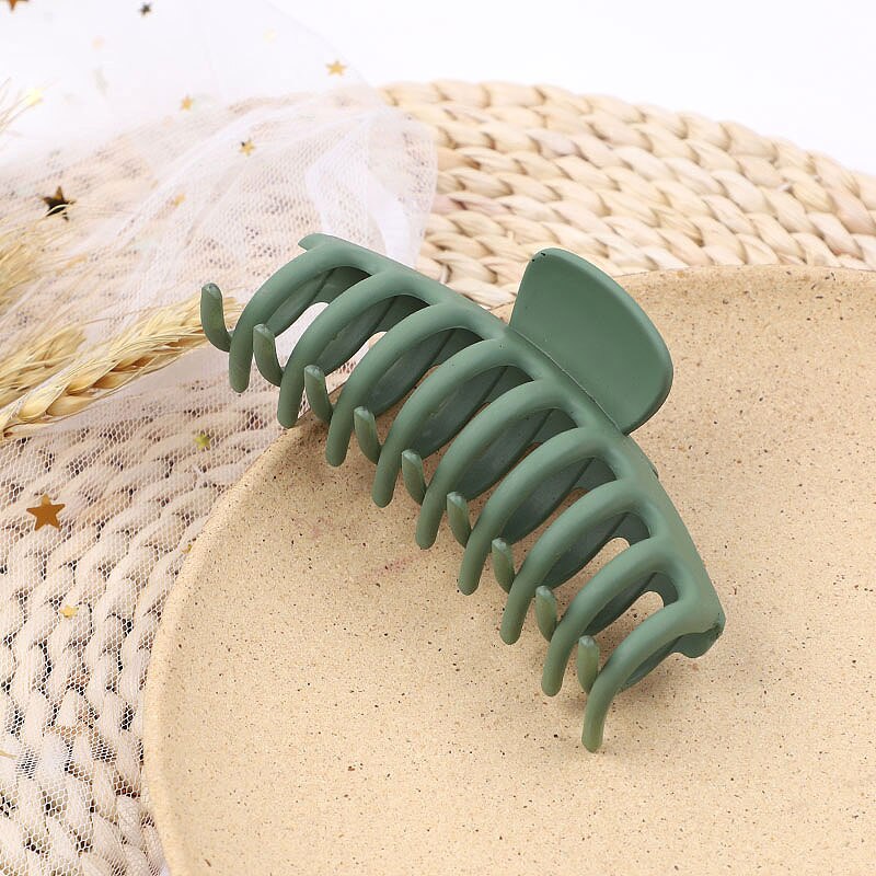 Big Hair Claws Elegant Frosted Acrylic Hair Clips Barrette Headwear for Women
