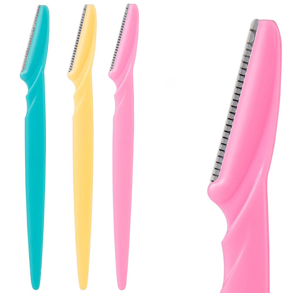 10 Pcs Eyebrow Razor Eyebrow Trimmer Hair Remover Set Women Face Razor Eyebrow Trimmers Blades Shaving Tool