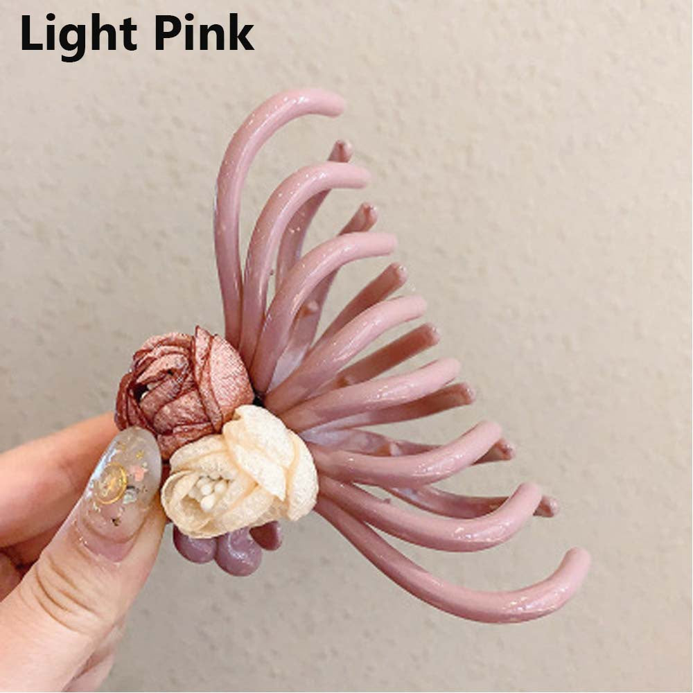 1 Pcs Women Fashion Flower Hair Claw Sweet Korean Style Makeup Hair Clip Hair Accessories