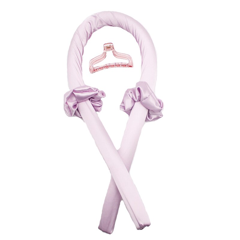 Lystrfac Slik Satin Heatless Hair Curler Women Hair Wrap Curling Ribbon