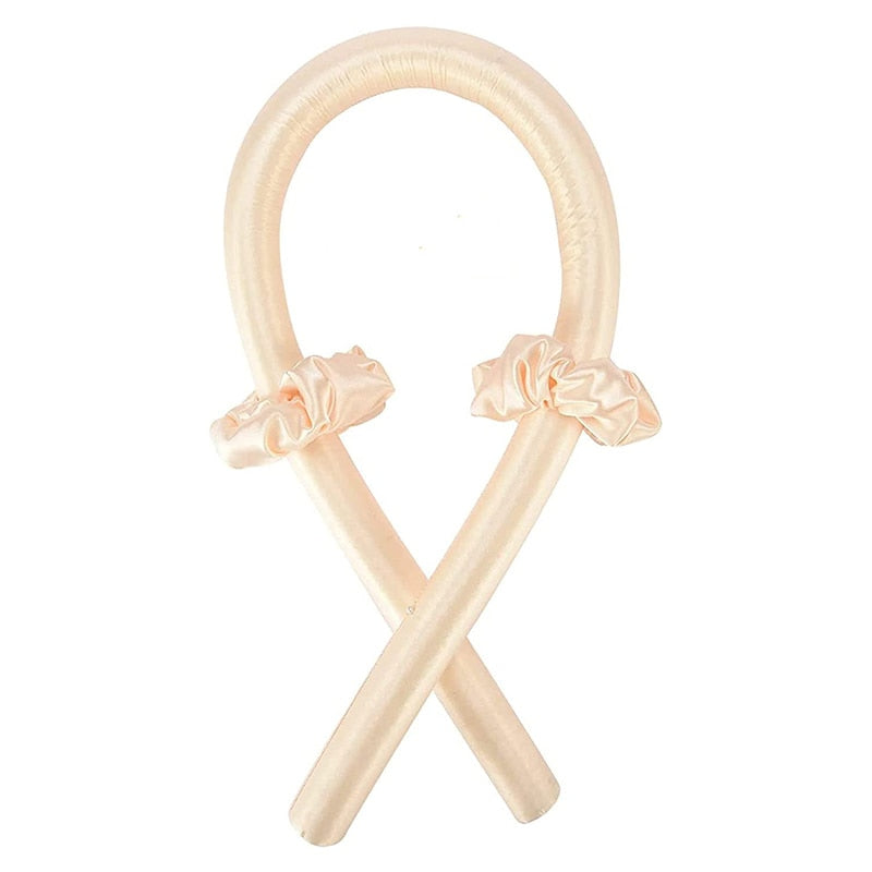 Lystrfac Slik Satin Heatless Hair Curler Women Hair Wrap Curling Ribbon
