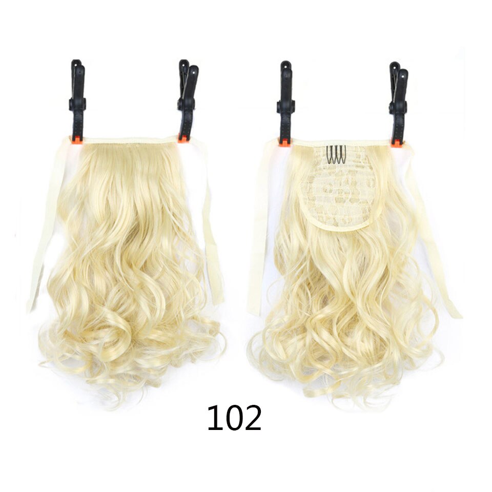 7 colors women short curl pony hair heat resistant synthetic drawstring hair extensions ponytail