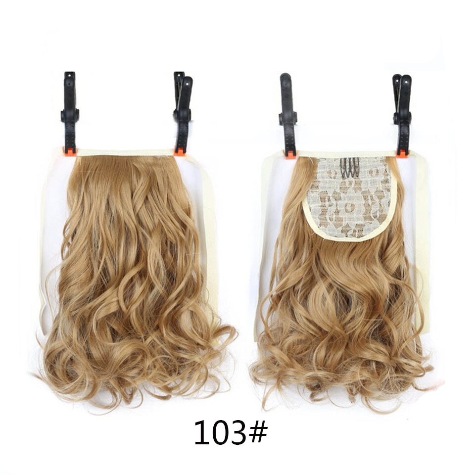 7 colors women short curl pony hair heat resistant synthetic drawstring hair extensions ponytail