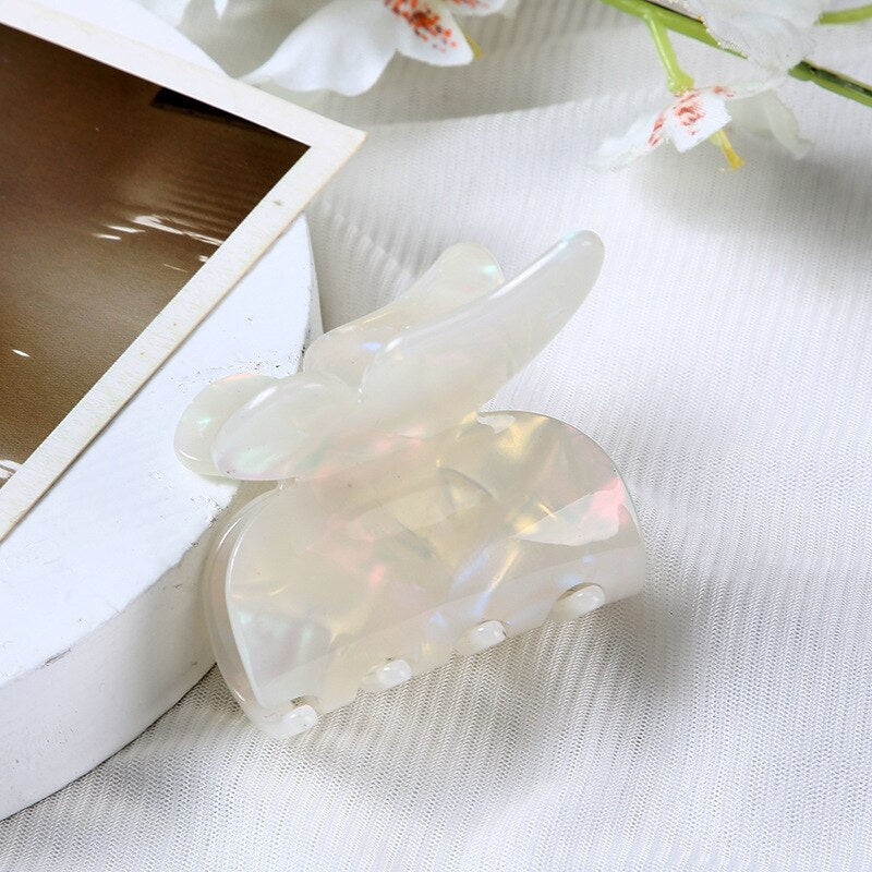 New Acetate Hair Claw Sweet Fairy Butterfly Hair Clip for Women Girls