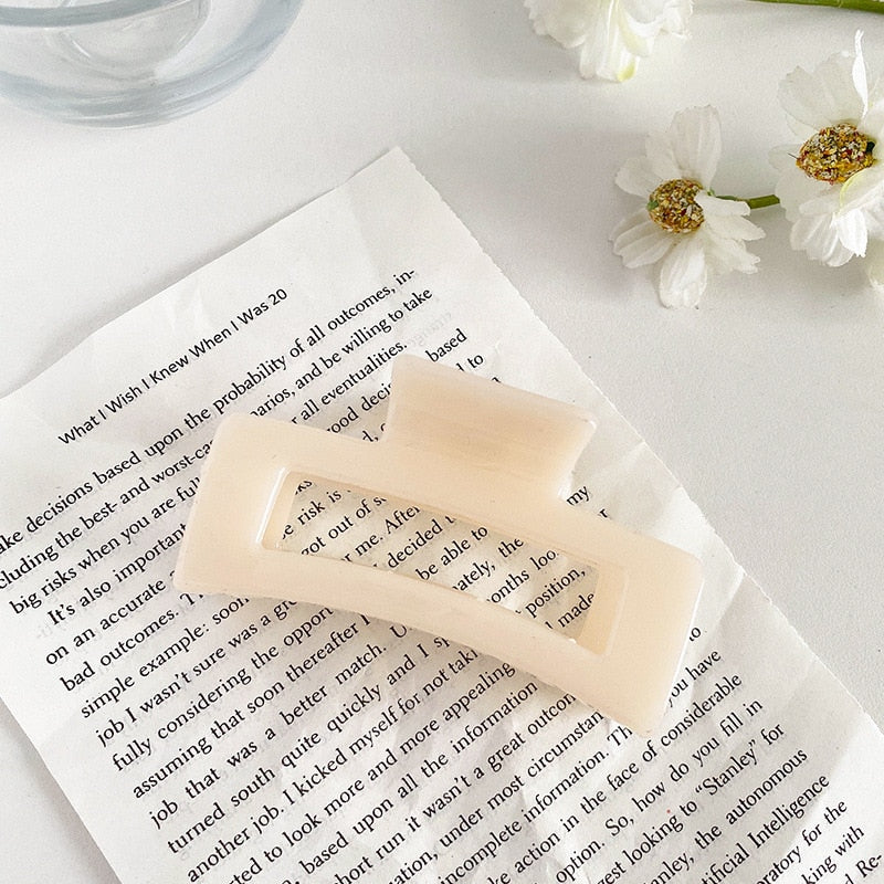 Acrylic Hair Claws for Women Girls Bath Clip