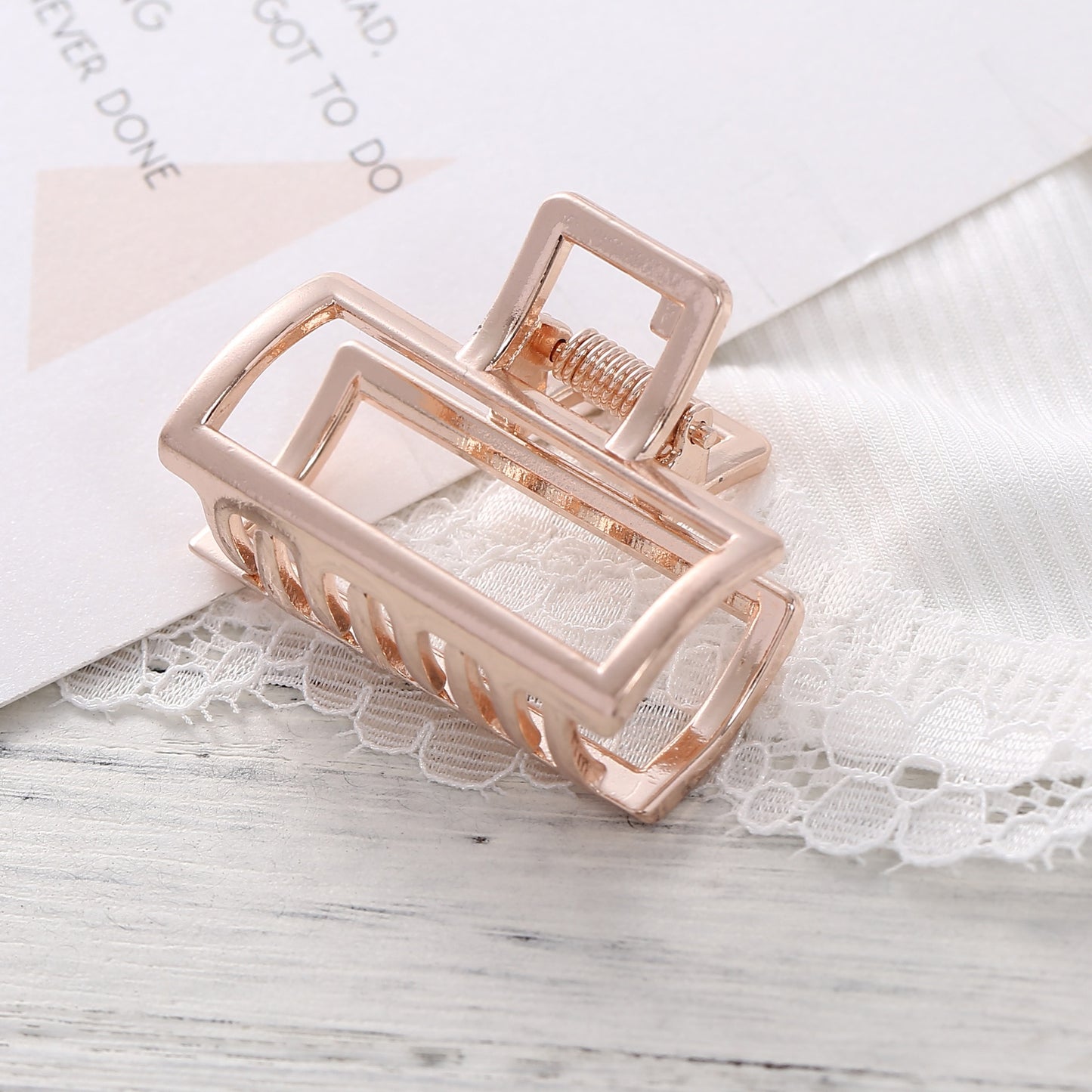 Women Girls Metal Hair Crab Moon Shape Hair Claw Clip Large Size