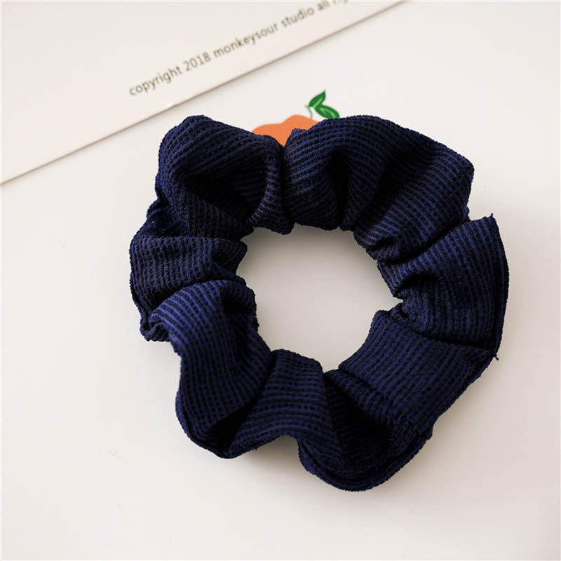 Women Silk Scrunchie Elastic Handmade Multicolor Hair Band Ponytail Holder