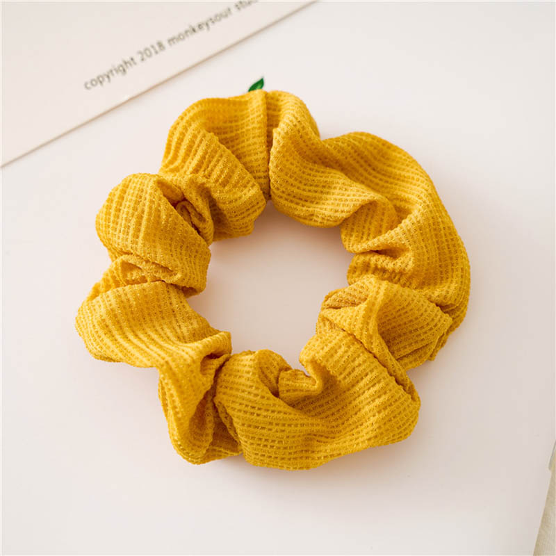 Women Silk Scrunchie Elastic Handmade Multicolor Hair Band Ponytail Holder