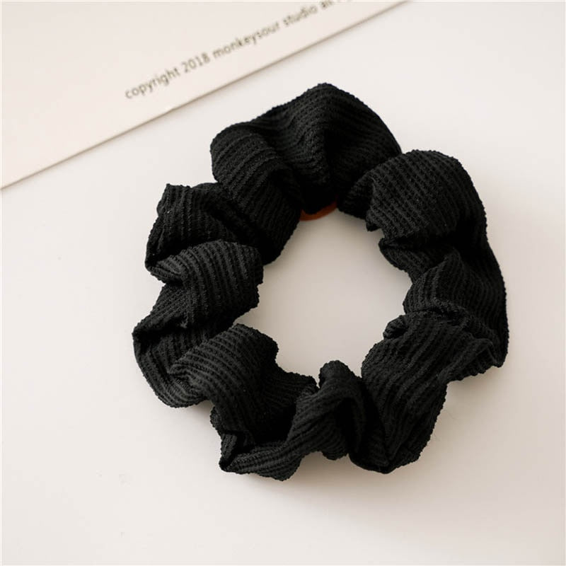 Women Silk Scrunchie Elastic Handmade Multicolor Hair Band Ponytail Holder