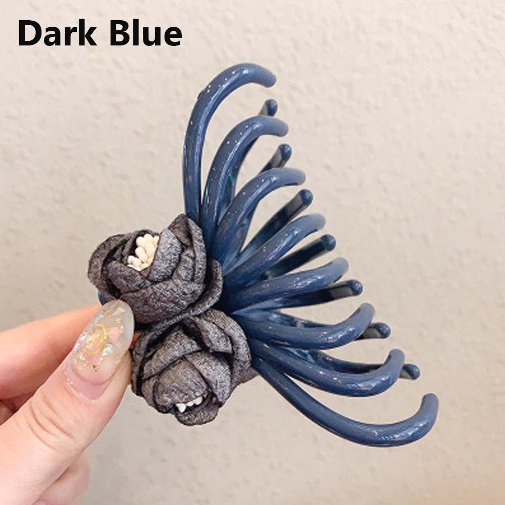1 Pcs Women Fashion Flower Hair Claw Sweet Korean Style Makeup Hair Clip Hair Accessories