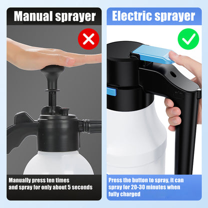 1.5L Electric Foam Sprayer, Car Wash Foam Generator, Car Wash Foam Spray Bottle, Handheld Sprayer Watering Can