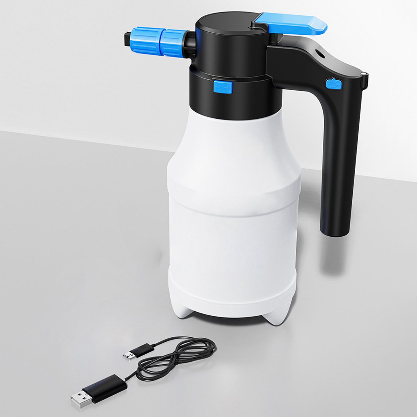 1.5L Electric Foam Sprayer, Car Wash Foam Generator, Car Wash Foam Spray Bottle, Handheld Sprayer Watering Can