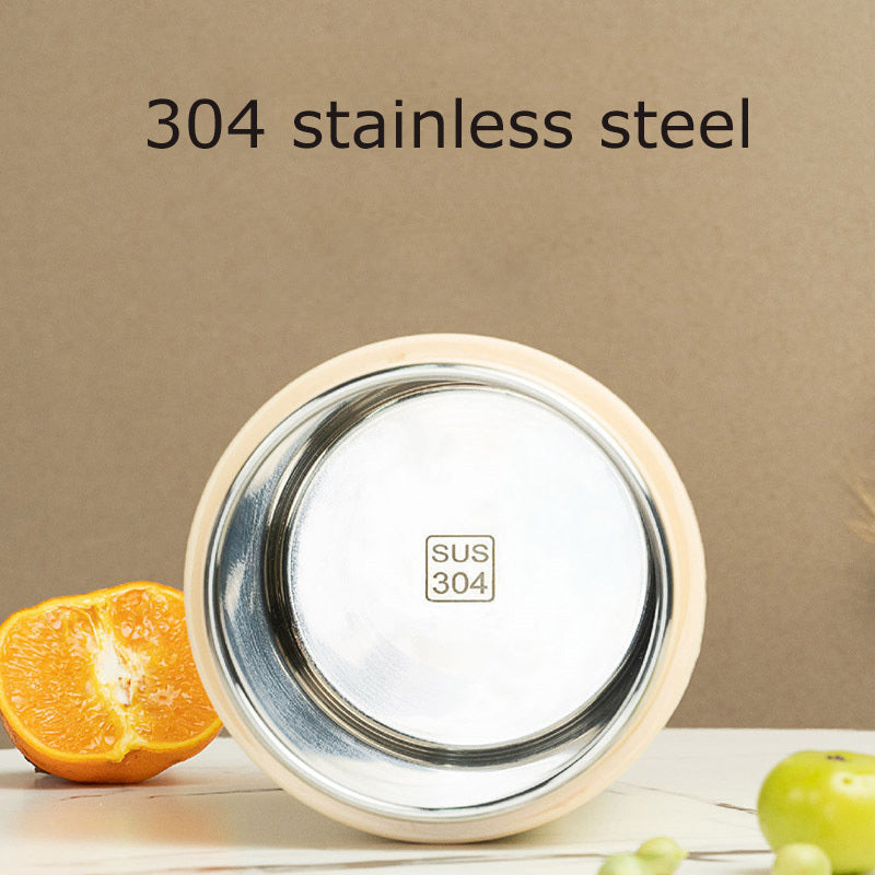 USB Portable Electric Heating Lunch Box Stainless Steel 55℃ Constant Temperature Food Warmer For Office Or outdoor Mini Soup And Porridge Heater