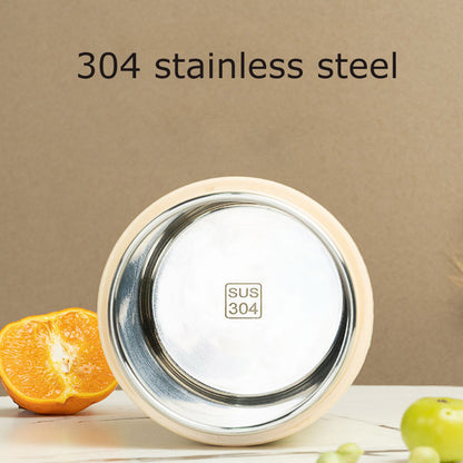 USB Portable Electric Heating Lunch Box Stainless Steel 55℃ Constant Temperature Food Warmer For Office Or outdoor Mini Soup And Porridge Heater