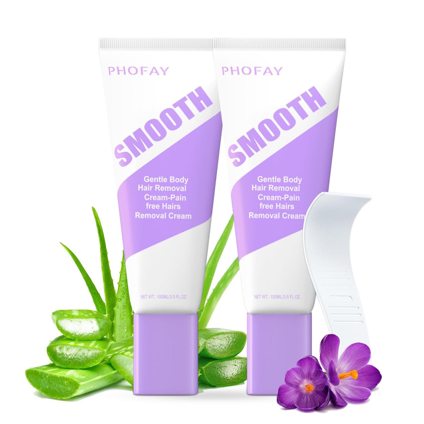 Hair Removal Cream for Men and Women Sensitive Skin– Fast-Acting Gentle Depilatory Dermatologist-Recommended with Aloe & Hyaluronic Acid Travel Size(3.5 Ounce (Pack of 1))