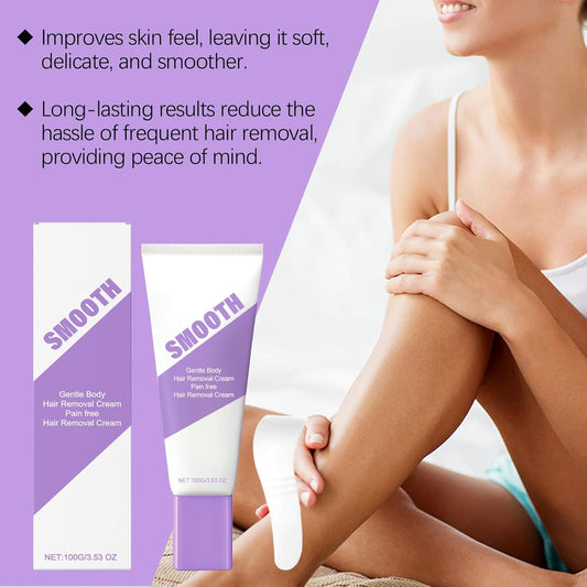 2PC phofaysmooth Hair Removal Cream for Sensitive Skin Women and Men –Fast-Acting,Dermatologist-Recommended with Aloe & Hyaluronic Acid for Arms,Legs,Chest,Pubic Area,Stomach,Bikini Line