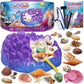 Ocean Fossil Dig Toys Kit, Dig Up 20+ Real Shells & Snails, Fun Science Educational Toys Set, Geology Excavating Toys Kit, Gift for Boys and Girls Age 6+