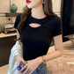 Fashion Summer Knitted Short-Sleeved Shirt