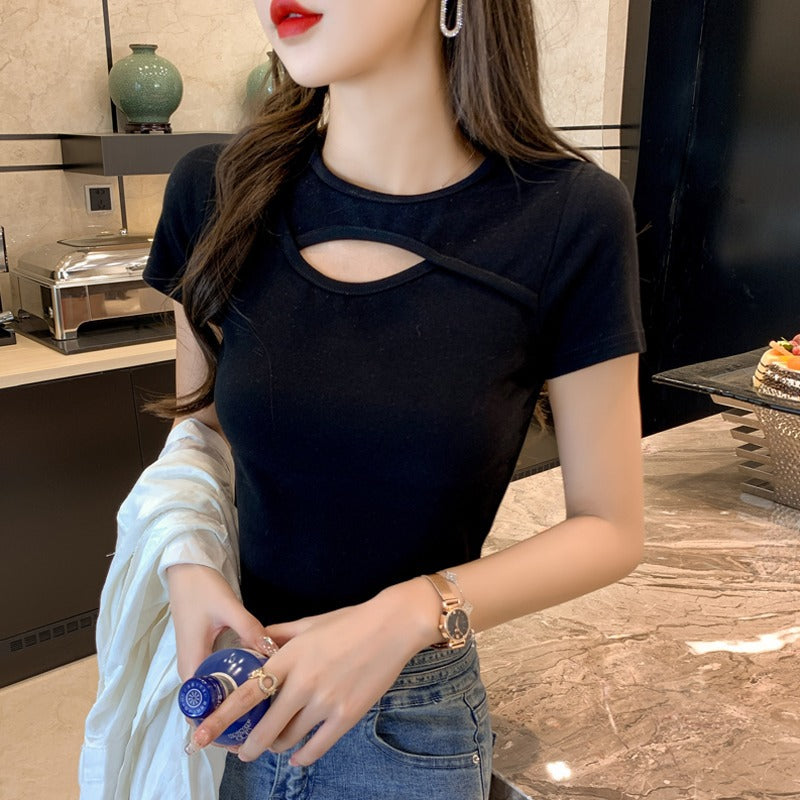 Fashion Summer Knitted Short-Sleeved Shirt