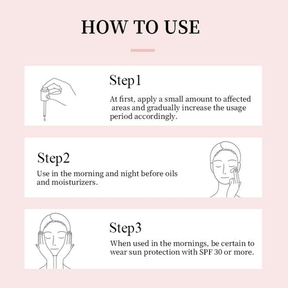 Dark Spot Fading Whitening Face Serum Brighten Skin Tone Fade Freckles Melasma Sun Age Spots Hydrating Anti Oxidant Anti Aging  whitening dark spot fading essence fading dark spots on face whitening dark spots