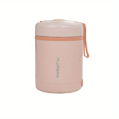 USB Portable Electric Heating Lunch Box Stainless Steel 55℃ Constant Temperature Food Warmer For Office Or outdoor Mini Soup And Porridge Heater