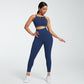 European and American INS best-selling yoga suit three piece set new women's adjustable bra and pants fitness and sports set