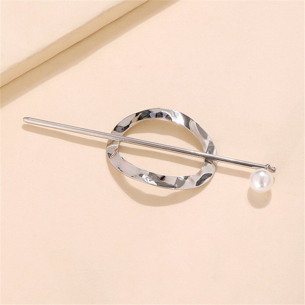 1 Pcs Women Metal Hairpin Retro Style Hair Sticks