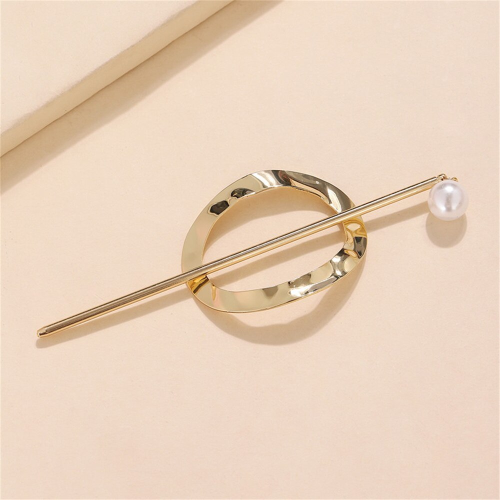 1 Pcs Women Metal Hairpin Retro Style Hair Sticks