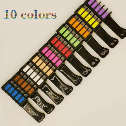Disposable Temporary Dye Stick Mini Hair Dye Comb Make Up Hair Dye Brush