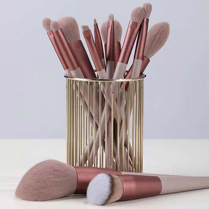13pcs Professional Makeup Brush Set Soft Fur Beauty Highlighter Powder Foundation Concealer