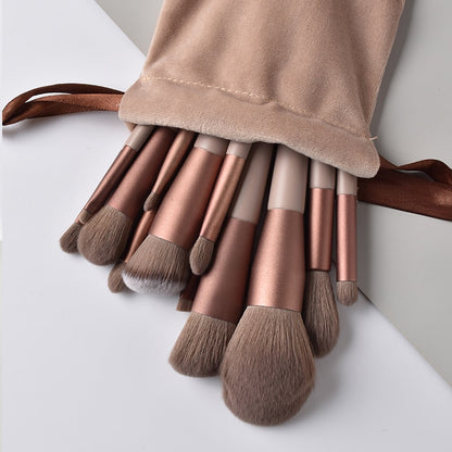 13pcs Professional Makeup Brush Set Soft Fur Beauty Highlighter Powder Foundation Concealer