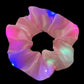 Girls LED Luminous Scrunchies Hairband Ponytail Holder Headwear