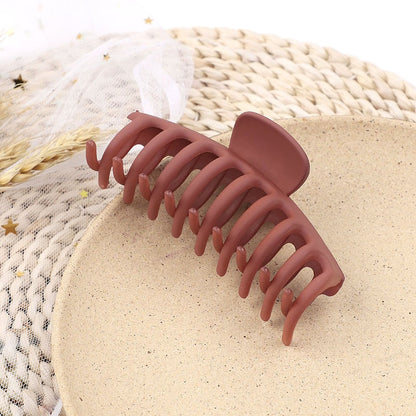 Big Hair Claws Elegant Frosted Acrylic Hair Clips Barrette Headwear for Women