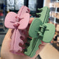 Big Hair Claws Elegant Frosted Acrylic Hair Clips Barrette Headwear for Women