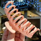 Big Hair Claws Elegant Frosted Acrylic Hair Clips Barrette Headwear for Women