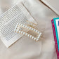 Women Elegant Big Pearls Hair Clip Acrylic Hair Claw Clips Big Size