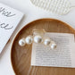 Women Elegant Big Pearls Hair Clip Acrylic Hair Claw Clips Big Size