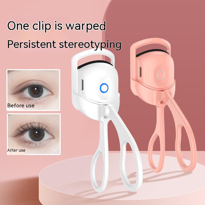 Portable electric eyelash curler