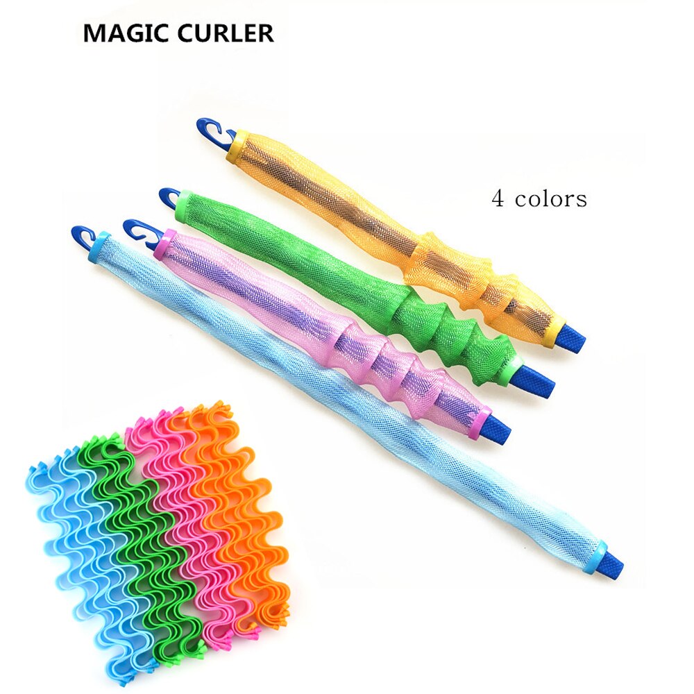 24PCS DIY Magic Hair Curler 25/30/45/50/55CM Portable Hairstyle Roller Sticks