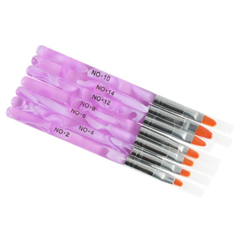 7 Pcs/set Nail Art Brush Pen Nail Polish Painting Brushes Phototherapy Pen Set Nail Art Accessories