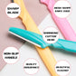 10 Pcs Eyebrow Razor Eyebrow Trimmer Hair Remover Set Women Face Razor Eyebrow Trimmers Blades Shaving Tool