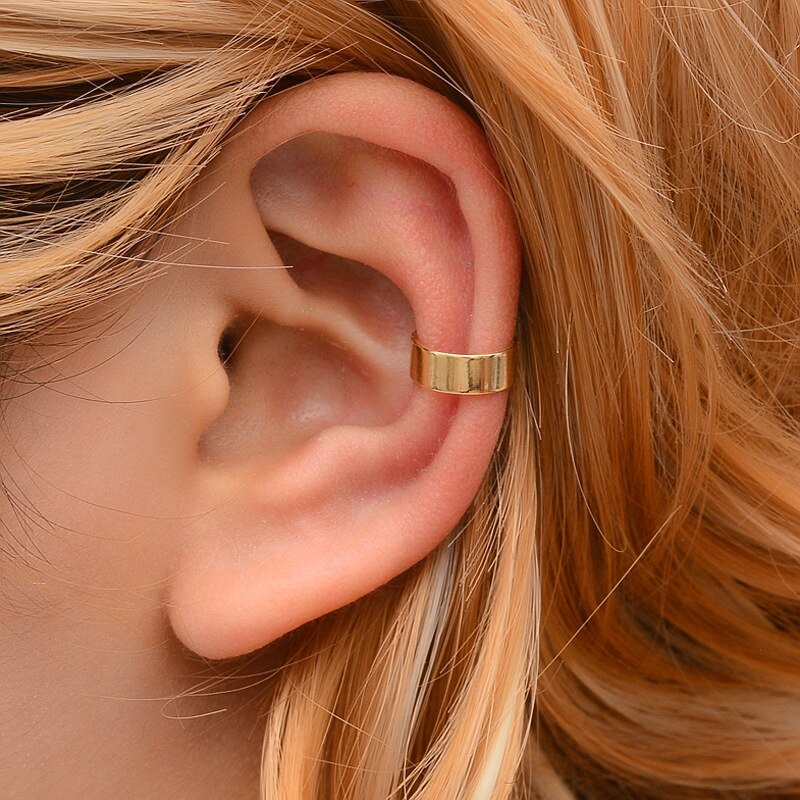 3PC Brass Snake Earing Clips Without Piercing Punk Non Pierced Clip Earrings for Women Men