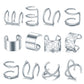 3PC Brass Snake Earing Clips Without Piercing Punk Non Pierced Clip Earrings for Women Men