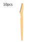 10 Pcs Eyebrow Razor Eyebrow Trimmer Hair Remover Set Women Face Razor Eyebrow Trimmers Blades Shaving Tool