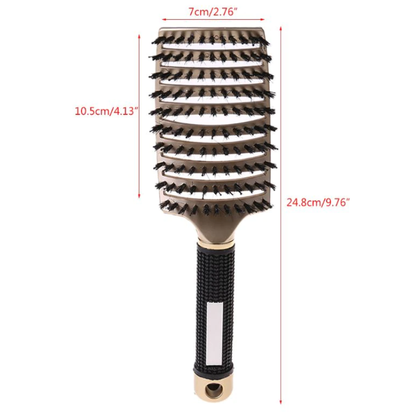 Bristles Massage Hair Comb Professional Straight and Curly Hair-styling Hair Brush