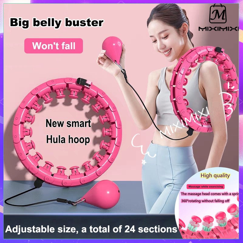 adjustable-Home  Smart Weighted  Hula  Hoop-24 knots (waist <132CM)  christmas