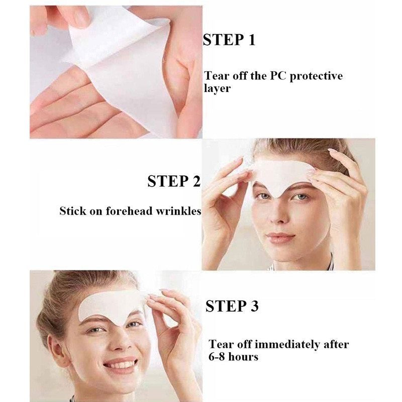 3PCS Anti-wrinkle Forehead Patches Moisturizing Anti-aging Sagging Wrinkles